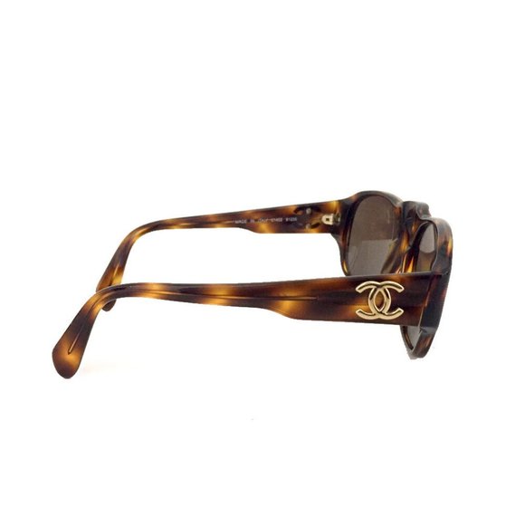 CHANEL 01452 CC Logo Tortoiseshell Pattern Sunglasses Vintage /1E6372 main image 6